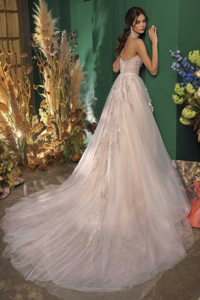 photo robe mariée papilio de dos